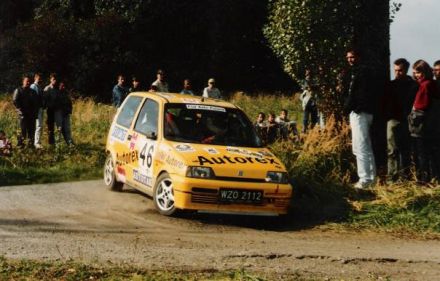 Jacek Sikora i Marek Kaczmarek - Fiat Cinquecento Sporting.